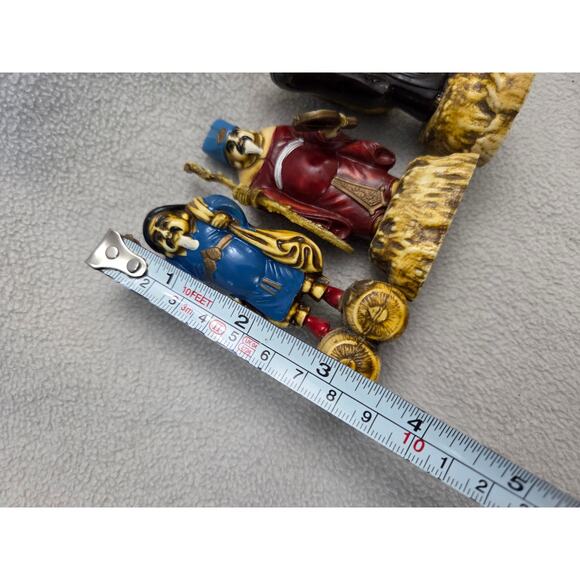 Lot 7 Gods of Good Fortune Antique Celluloid Japanese MCM Numbered - Picture 10 of 14